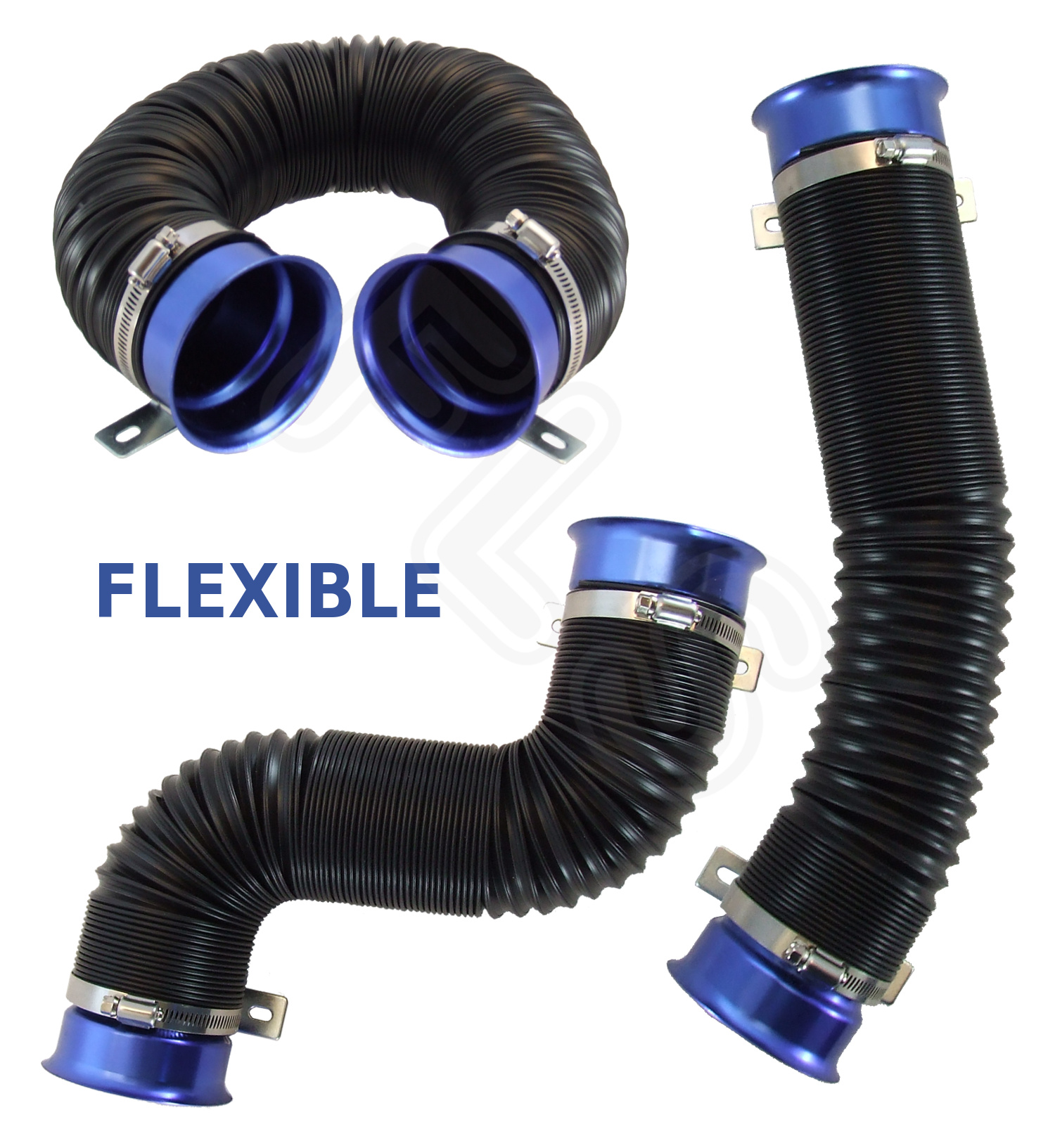 K&N TYPE UNIVERSAL PERFORMANCE COLD AIR FEED PIPE/AIR FILTER KIT
