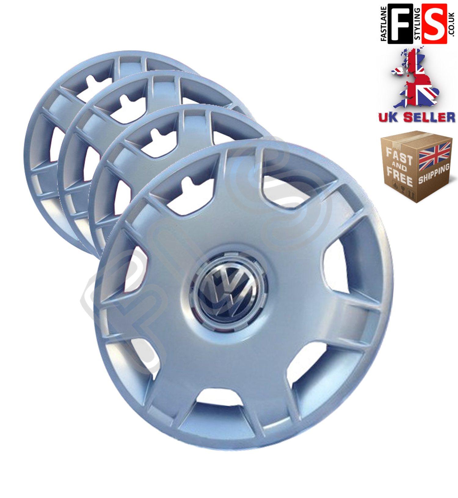 VW POLO 13" WHEEL TRIMS HUB CAPS BRAND NEW A SET OF 4 DL6023 13" eBay