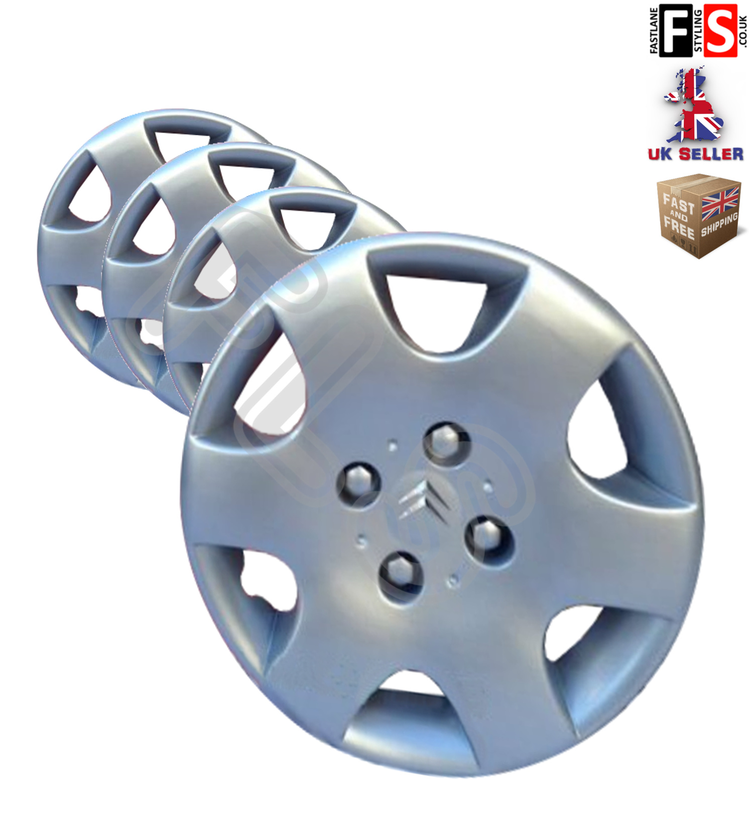 CITROEN XSARA PICASSO 14" WHEEL TRIMS HUB CAPS COVERS NEW SET x4 14