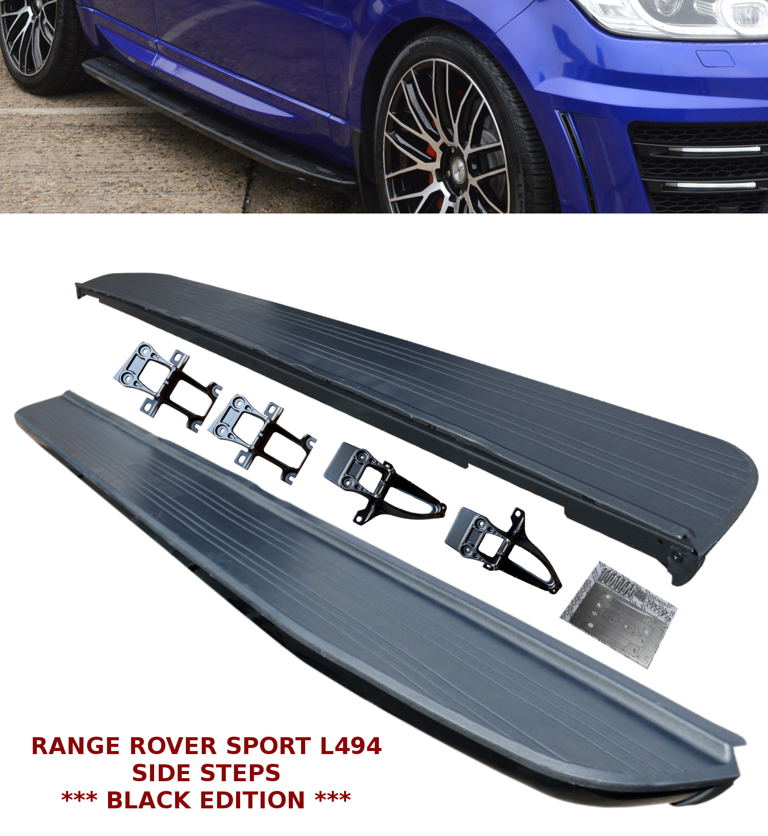 RANGE ROVER SPORT L494 2013 UP OEM STYLE SIDE STEPS RUNNING BOARDS