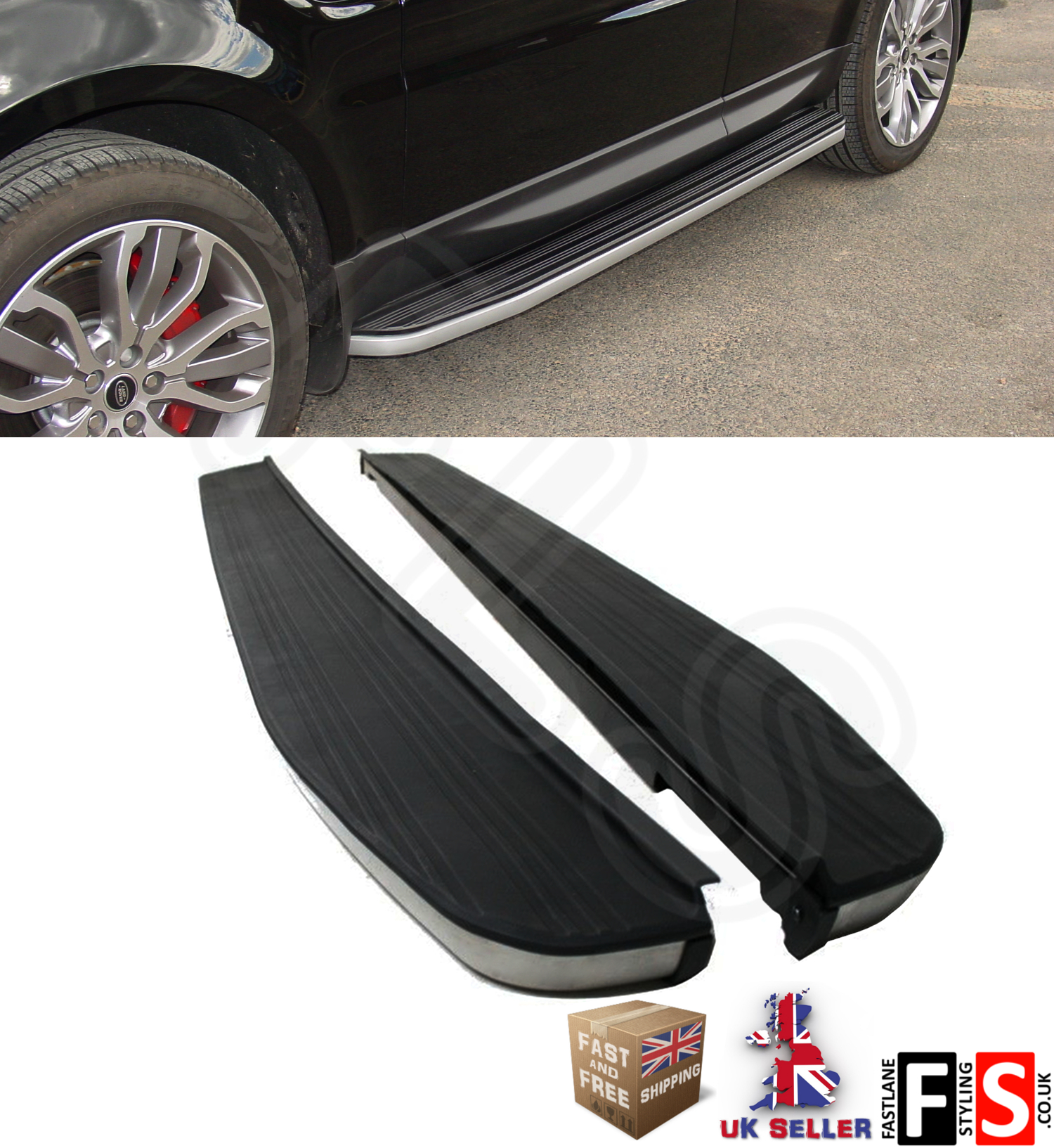 RANGE ROVER SPORT L494 2014 UP OEM STYLE SIDE STEPS RUNNING BOARDS 100